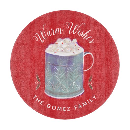 Planche À Découper Chaleureux Chauds Peppermenthe Chaud cacao (Devant)