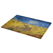 Planche À Découper Champ de blé de Van Gogh peinture impressionniste (Coin)