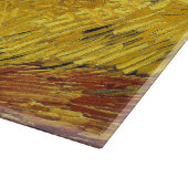 Planche À Découper Champ de blé de Van Gogh peinture impressionniste (Coin)