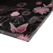 Planche À Découper Champ de fleurs avec papillons  (Coin)