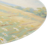 Planche À Découper Champ de fleurs sauvages Marguerite blanche ensole (Coin)