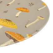 Planche À Découper Champignon Jaune Ocre Botanique Fantaisiste de la (Coin)