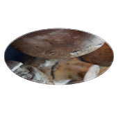 Planche À Découper Champignons Crimini (Coin)