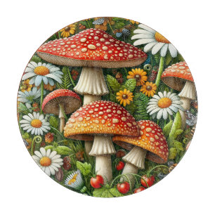Planche à découper Champignons d'Automne