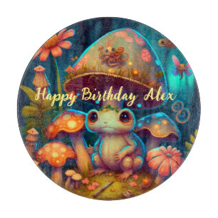 Planche À Découper Champignons de grenouille mignon magiques