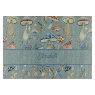 Planche À Découper Champignons magiques Hygge mystique Personnalisé