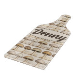 Planche À Découper Champignons motif marron, beige et gris (Coin)