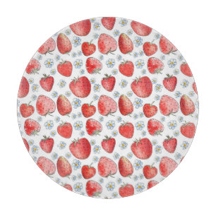 Planche À Découper Champs de fraises : Fraîcheur d'été