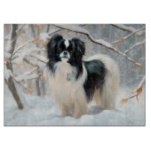 Planche À Découper Chanson Japonaise Laisser Neige Noël (Devant)