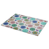 Planche À Découper Chanter Bird et Mandala Folk Art Motif (Coin)