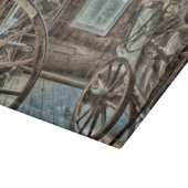 Planche À Découper Chariot couvert, roue de chariot en bois (Coin)