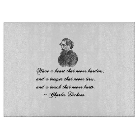 Planche À Découper Charles Dickens Notre Citation D'Ami Mutuel (Devant)