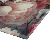 Planche À Découper Charme Floral Rose intemporel (Coin)