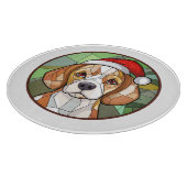 Planche À Découper Charming Canine Cheer : Noël à thème Beagle (Coin)