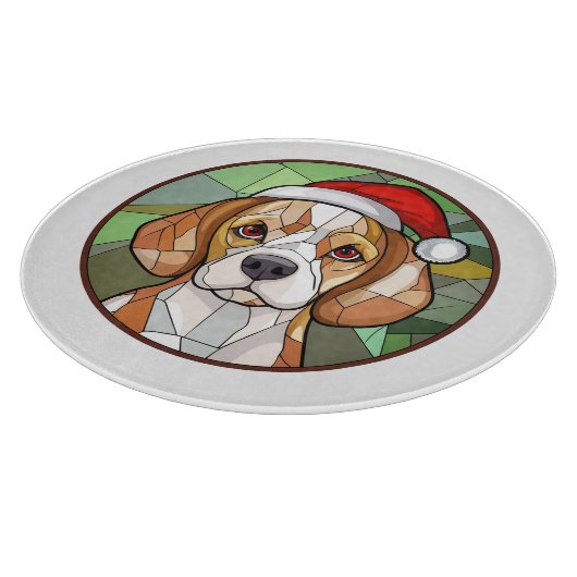 Planche À Découper Charming Canine Cheer : Noël à thème Beagle (Coin)