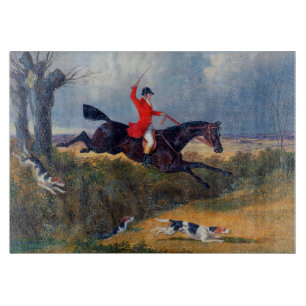 Planche À Découper Chasse au renard Franchissant un fossé John Herrin