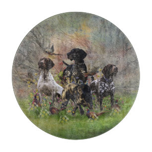 Planche À Découper Chasse faisan avec GSP