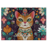 Planche À Découper Chat à bijoux couronné (Devant)