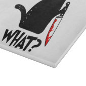 Planche À Découper Chat assassin avec couteau (Coin)