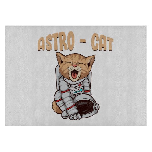 Planche À Découper Chat Astro (Devant)