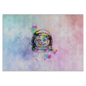 Planche À Découper Chat astronaute (Devant)