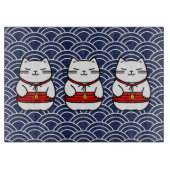 Planche À Découper Chat chanceux japonais ou Maneki-Neko (Devant)