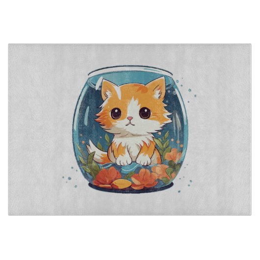 Planche À Découper Chat coupable (Devant)