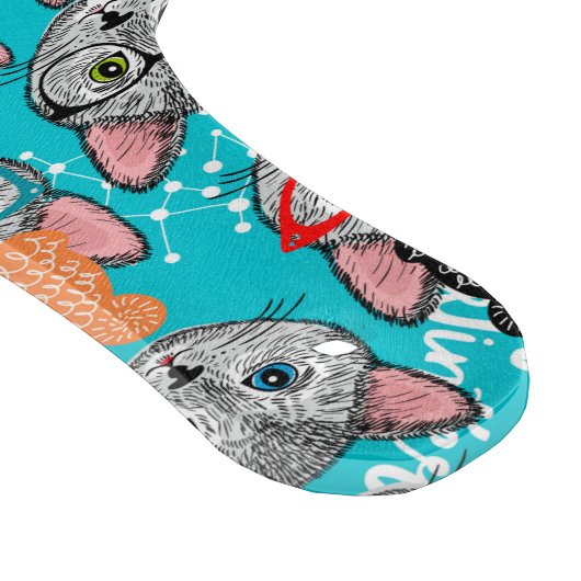 Planche À Découper Chat dans le casquette (Coin)