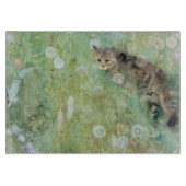 Planche À Découper Chat dans le pré d'été, Bruno Liljefors (Devant)