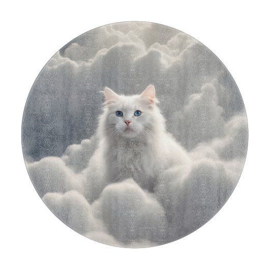 Planche À Découper Chat dans les nuages (Devant)
