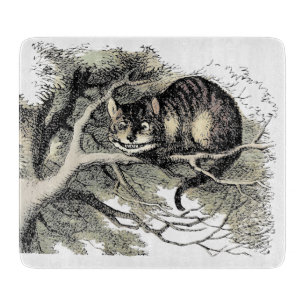 Planche À Découper Chat de Cheshire Alice au Pays des Merveilles Clas