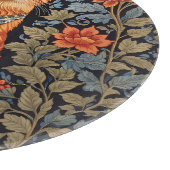 Planche À Découper Chat de gingembre William Morris Inspiré Floral (Coin)
