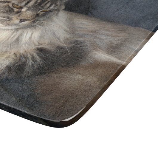 Planche À Découper Chat de ragondin du Maine (Coin)