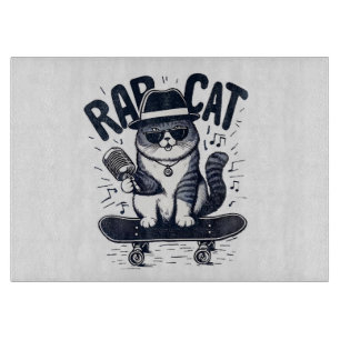 Planche À Découper Chat de rap Harmonie