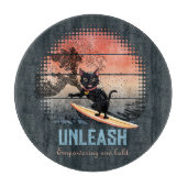 Planche À Découper Chat d'équitation Sunset (Devant)