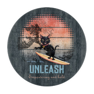 Planche À Découper Chat d'équitation Sunset