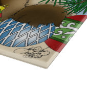 Planche À Découper Chat d'ornement de Noël (Coin)