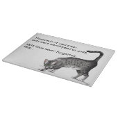 Planche À Découper Chat égyptien Gris Tabby (Coin)