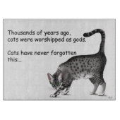 Planche À Découper Chat égyptien Gris Tabby (Devant)