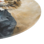 Planche À Découper Chat en costume (Coin)