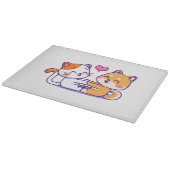 Planche À Découper Chat et Shiba Inu (Coin)