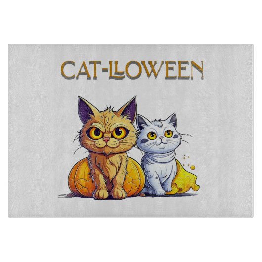 Planche À Découper Chat Halloween (Devant)