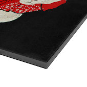 Planche À Découper Chat japonais blanc et gingembre (Coin)