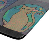 Planche À Découper Chat Lady Multi Chats assis Thunder_Cove (Coin)