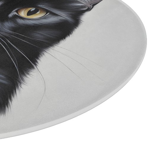 Planche À Découper Chat noir (Coin)