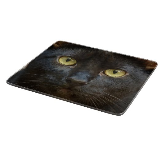 Planche À Découper chat noir (Coin)