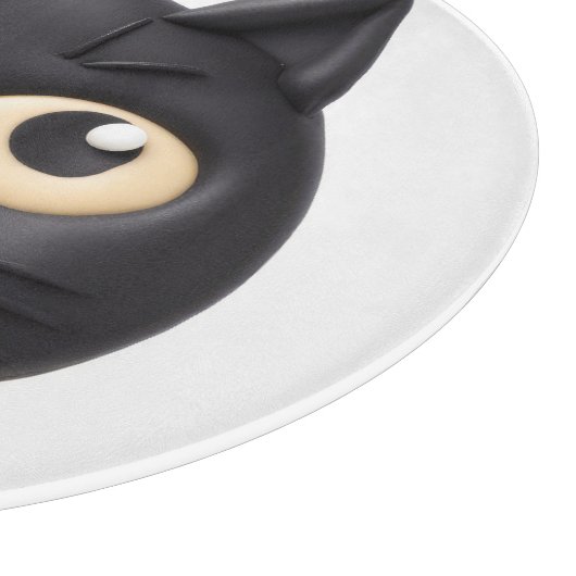 Planche À Découper Chat noir 3D inspiré (Coin)