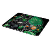 Planche À Découper Chat noir conduite vélo St. Patrick's Day (Coin)