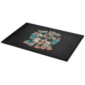 Planche À Découper Chat Schtroumpf - Nous Vivons Nous Aimons  (Coin)