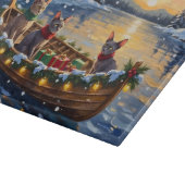 Planche À Découper Chat Sphynx Noël Bateau Fêtes (Coin)